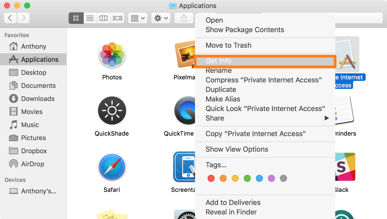 Mac change protected app mac